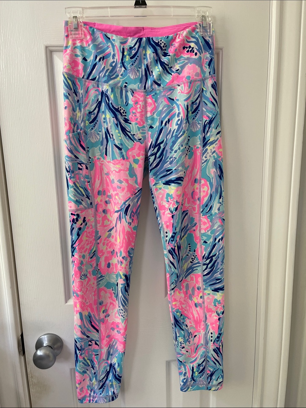 Lilly Pulitzer Bright Pink Luxletic Active Leggings